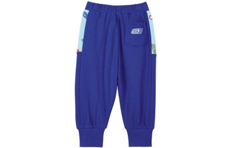 (GS) Skechers Letter Full Print Casual Set 'Blue' L321B040