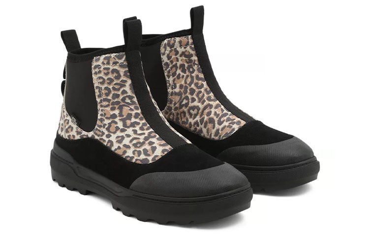 (WMNS) Vans Cheetah Colfax Boot Shoes 'Black Beige' VN0A5HFA8SC