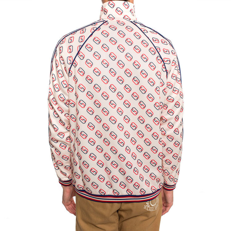 Gucci SS21 Full Print Pattern Stand Collar Sports Jacket 575737-XJBA7-9744