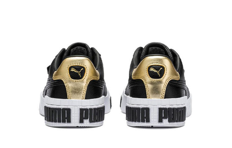 (WMNS) PUMA Cali Bold Metalli Sneakers Black 371207-02