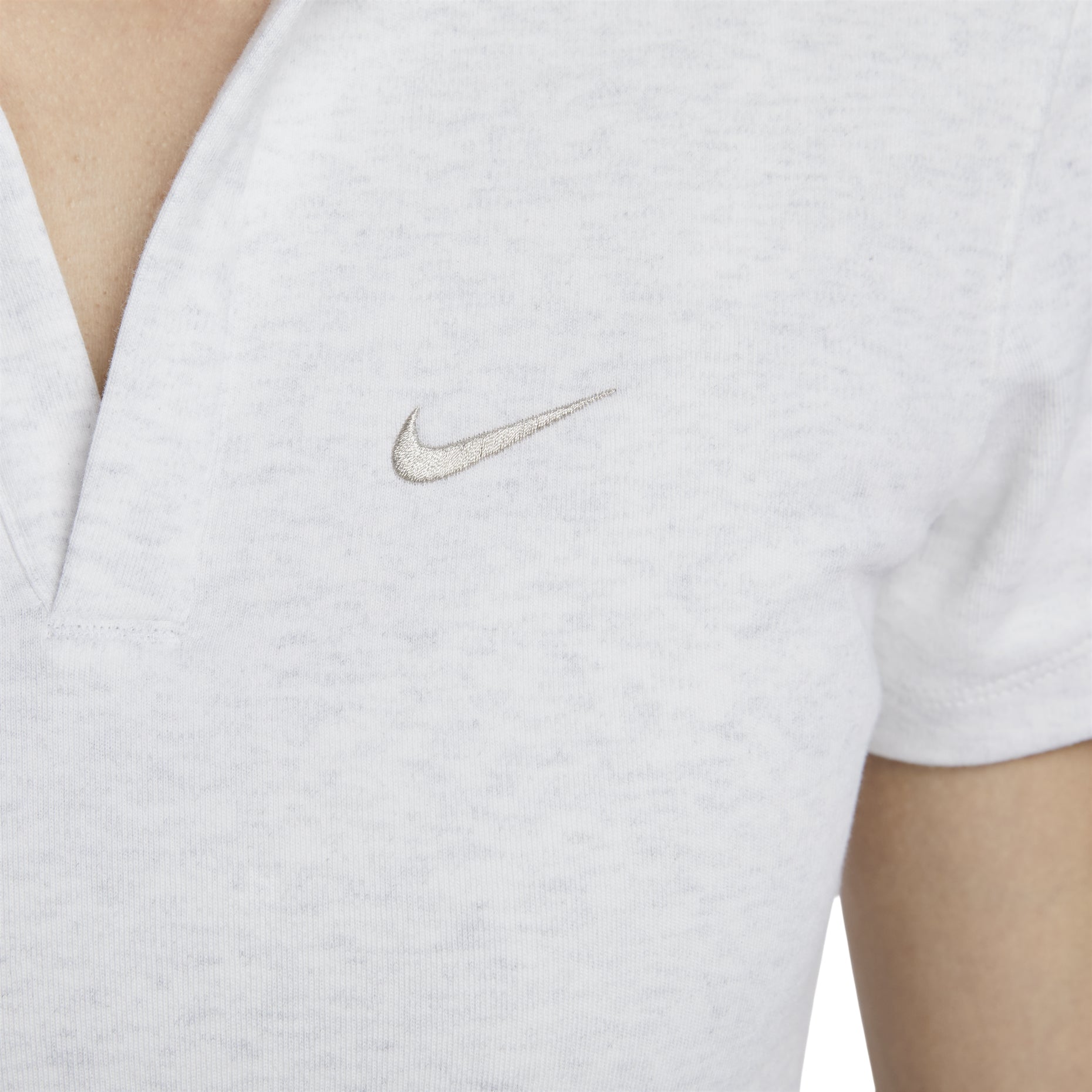 (WMNS) Nike Sportswear Essential Polo Shirt Asia Sizing 'White' DV7885-051