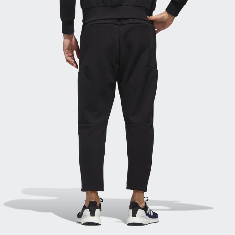 adidas Casual Training Sports Knit Long Pants Black GF4009