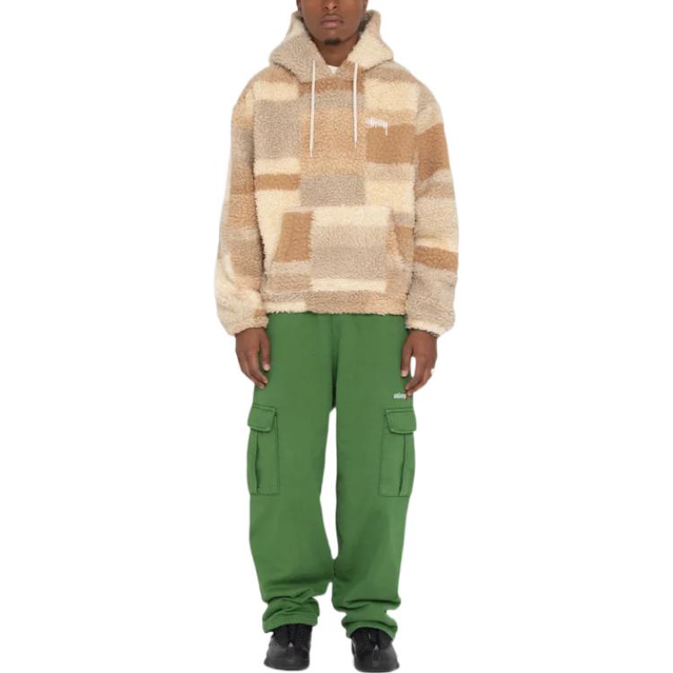 Stussy Bronson Sherpa Hoodie 'Tan' 118519