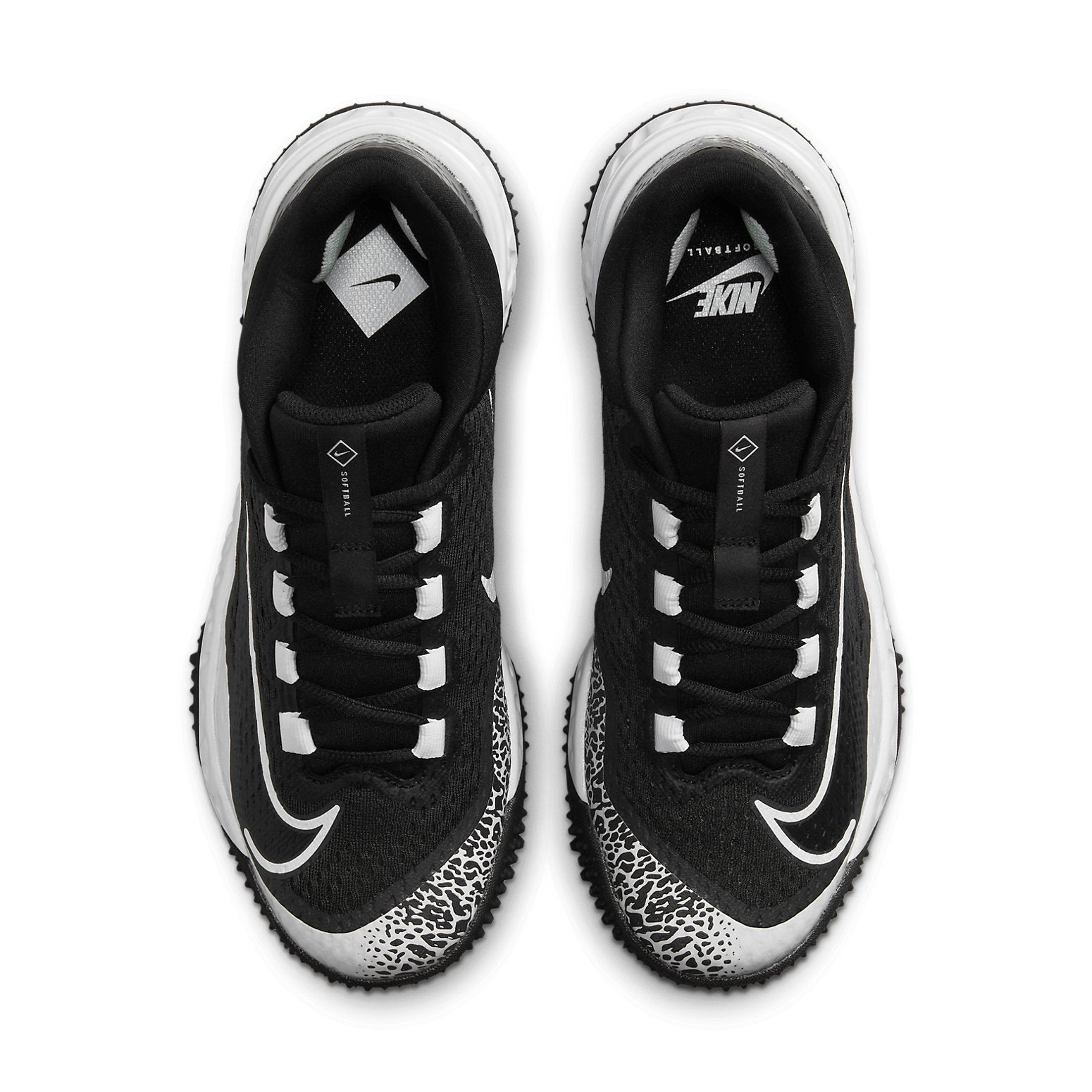 (WMNS) Nike Alpha Huarache Elite 4 TF 'Black Dark Smoke Grey' DV0496-010