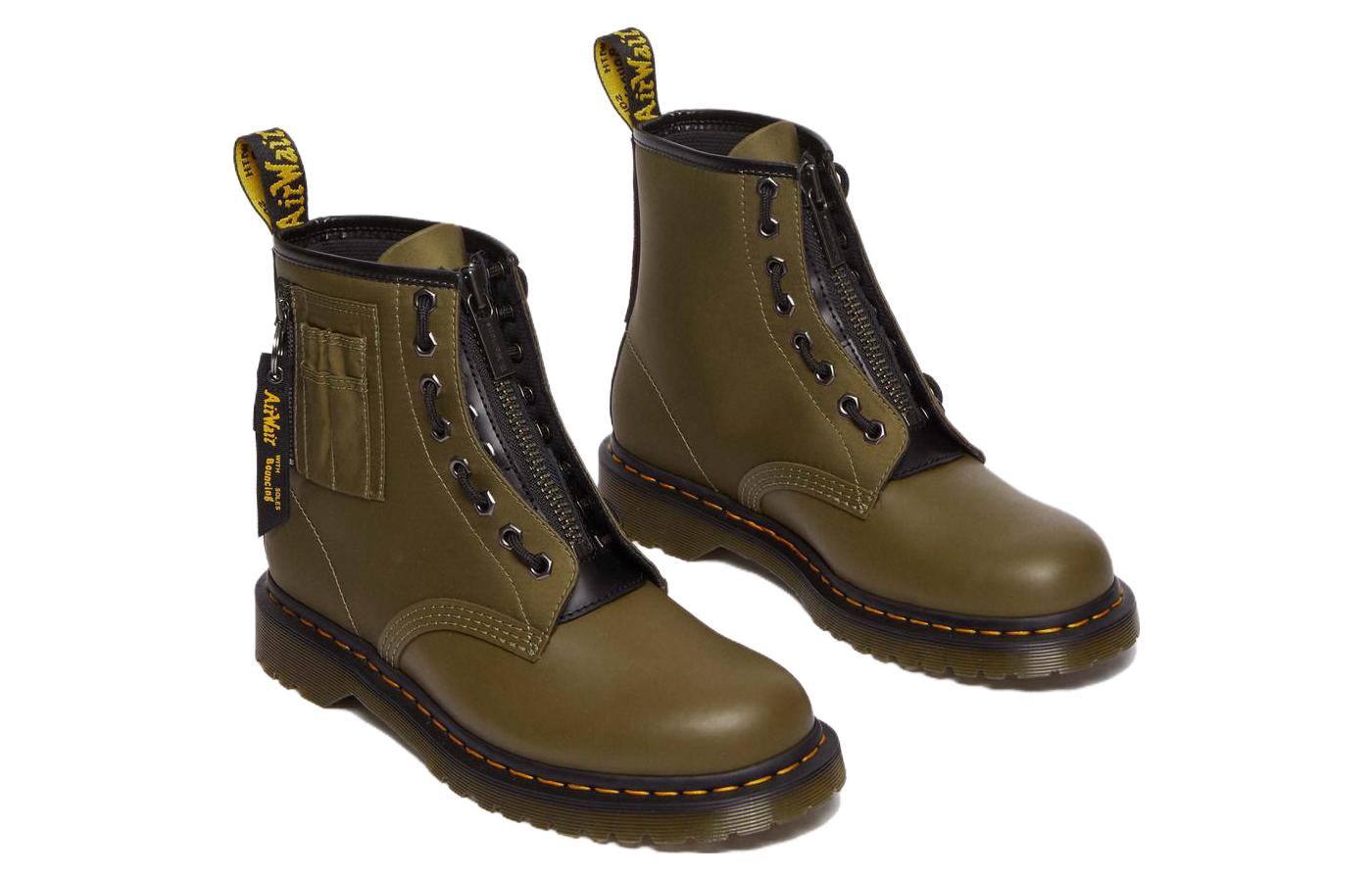 Dr. Martens x Alpha Industries 1460 Ben Boot 'Olive Black' 31718388