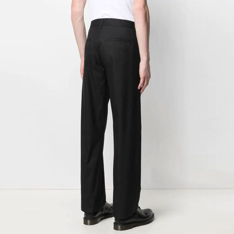 Off-White SS21 Logo Pattern Belt Casual Long Pants Version Black OMCG025S21FAB0011001
