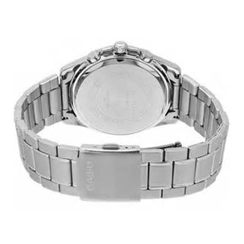 CASIO Waterproof Quartz Stainless Steel Strap Mens Black Analog MTP-1375D-1AV