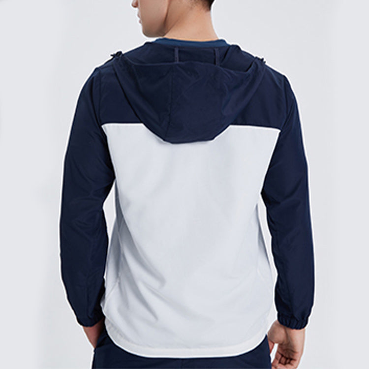 Li-Ning Training Series Logo Colorblock Hooded Jacket White AFDQ203-1