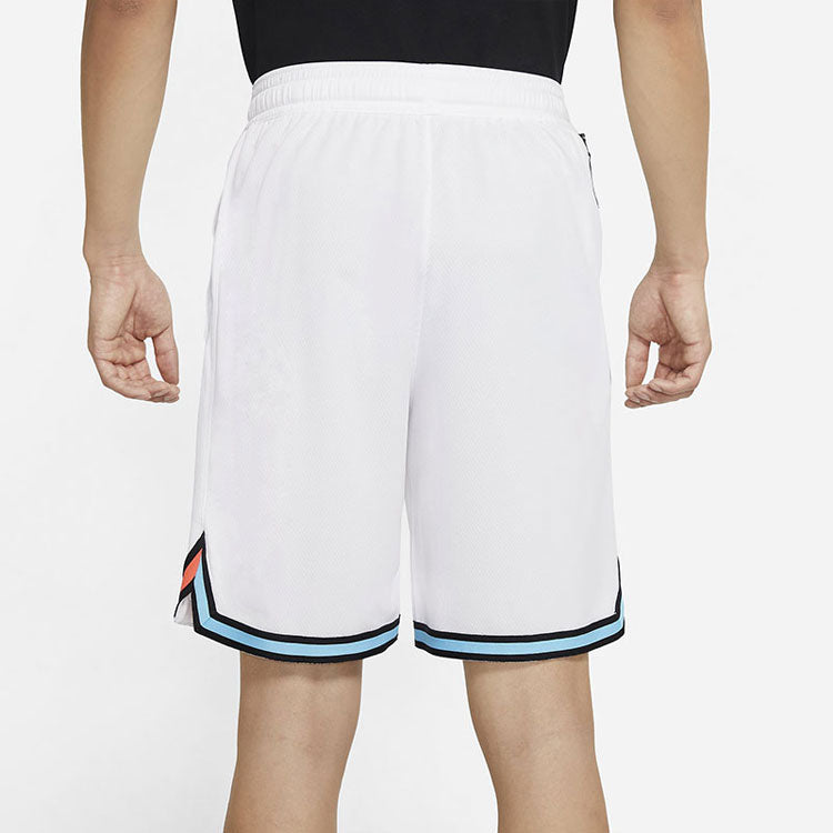 Nike Colorful Loose Sports Casual Basketball Shorts White DJ5214-100