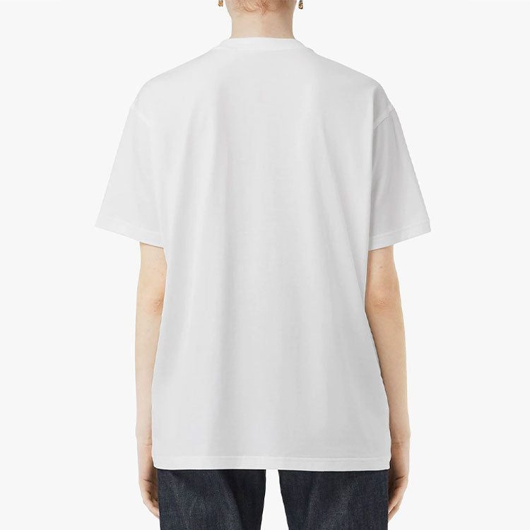 Burberry SS21 Logo Printing Short Sleeve White 80125601