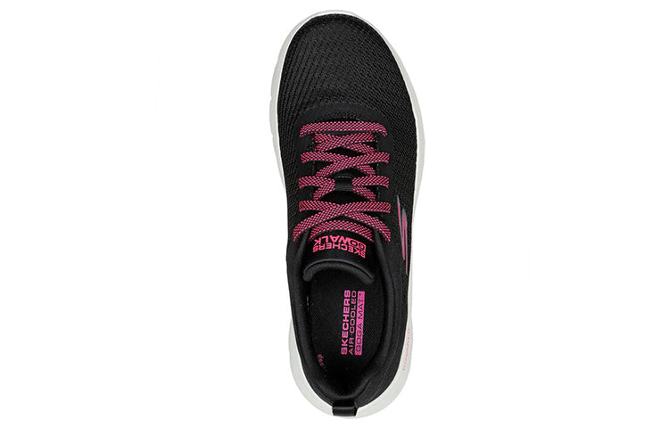 (WMNS) Skechers Go Walk Flex 'Alani - Black Hot Pink' 124952-BKHP