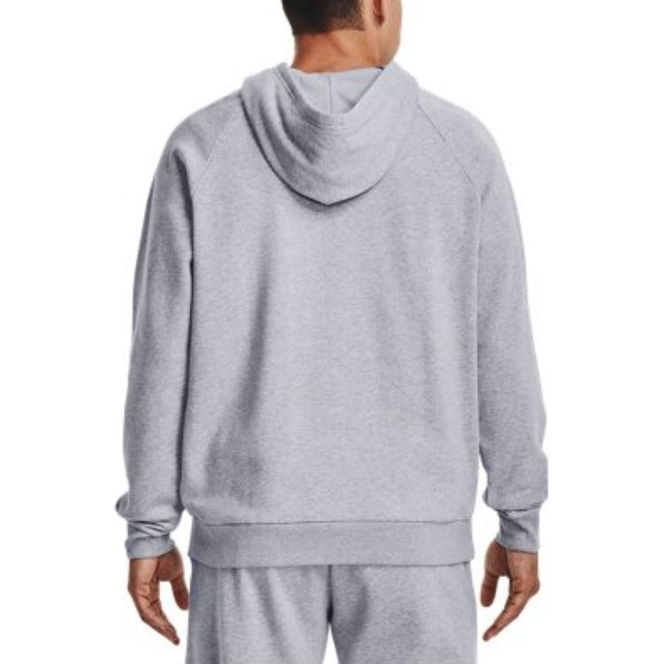 Under Armour Rival Fleece  Zip Hoodie 'Light Grey' 1373371-011