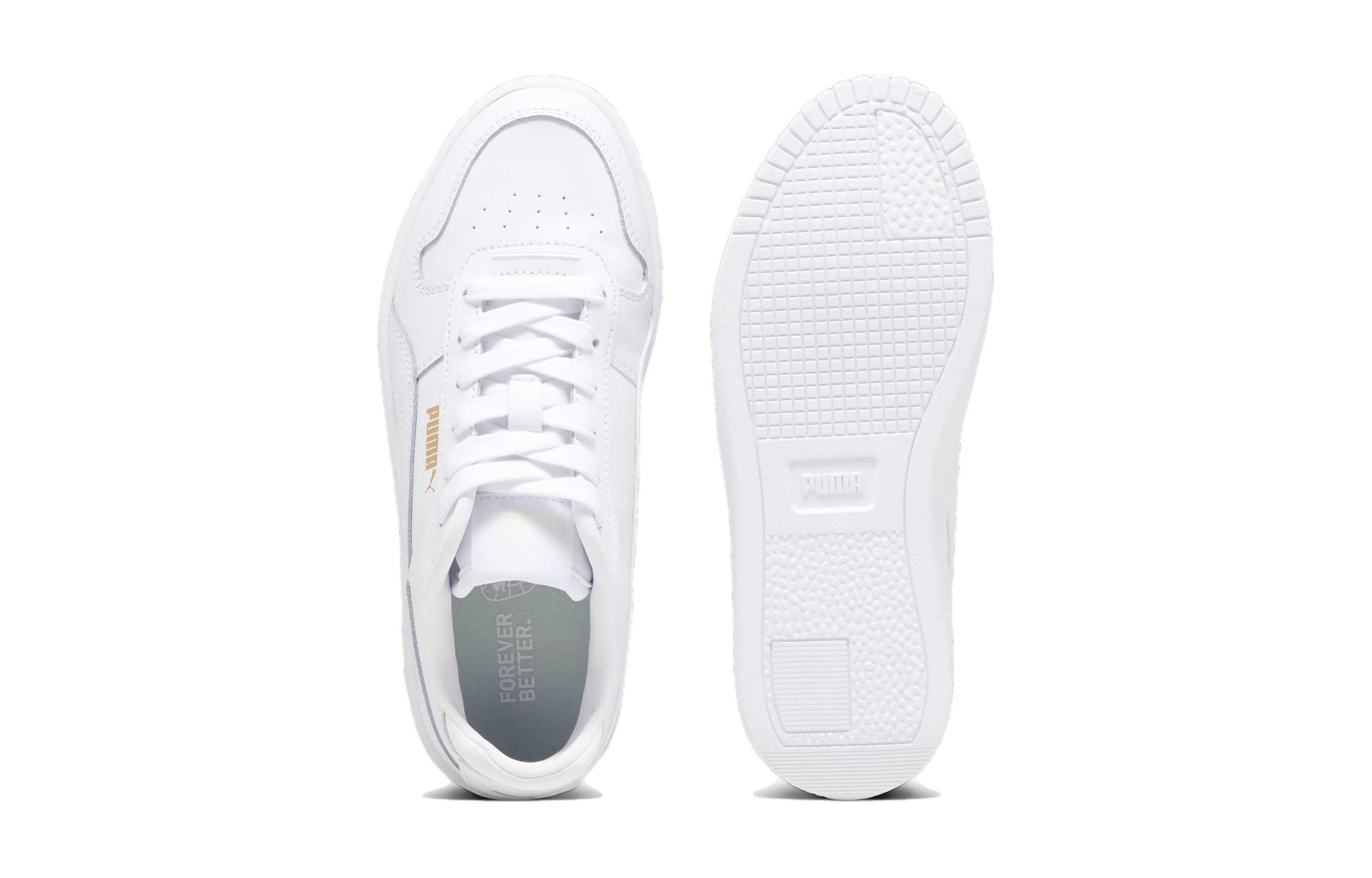 (GS) PUMA Carina Street Shoes 'White' 393846-01