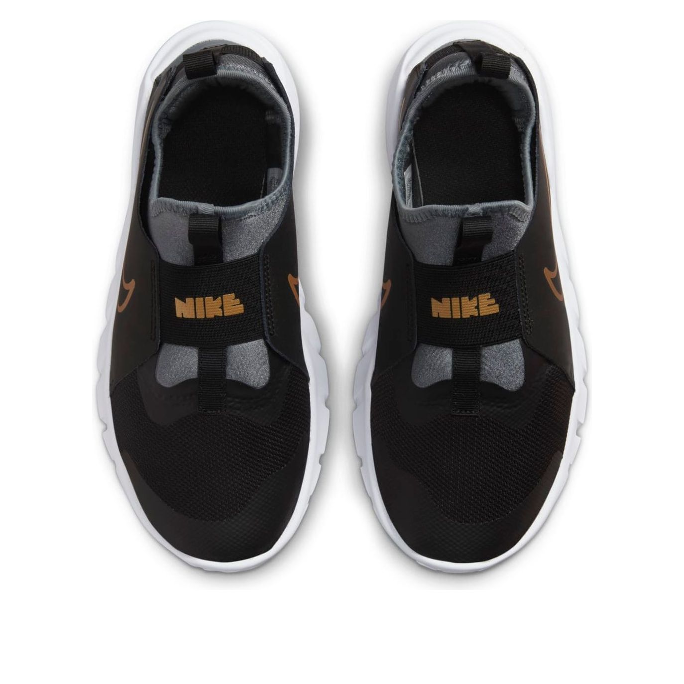 (GS) Nike Flex Runner 2 'Black Metallic Gold' DJ6038-007