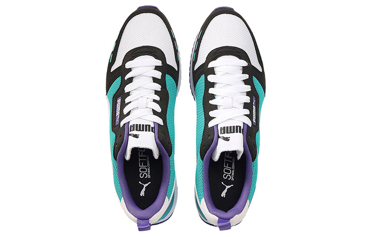 PUMA R78 Blue/White/Purple Low sneakers 373117-11