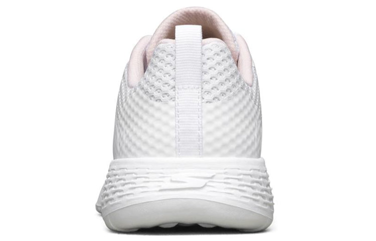 (WMNS) Skechers Go Walk Cool Running Shoes White/Pink 667081-WPK