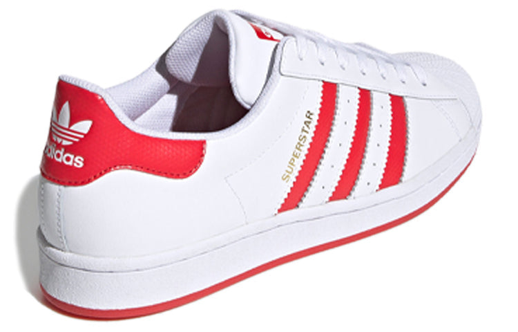 adidas originals Superstar 'White Red' FW6011