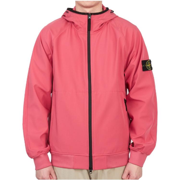 STONE ISLAND Light Soft Shell-R Hooded Jacket 'Fucsia' 781540927-V0087