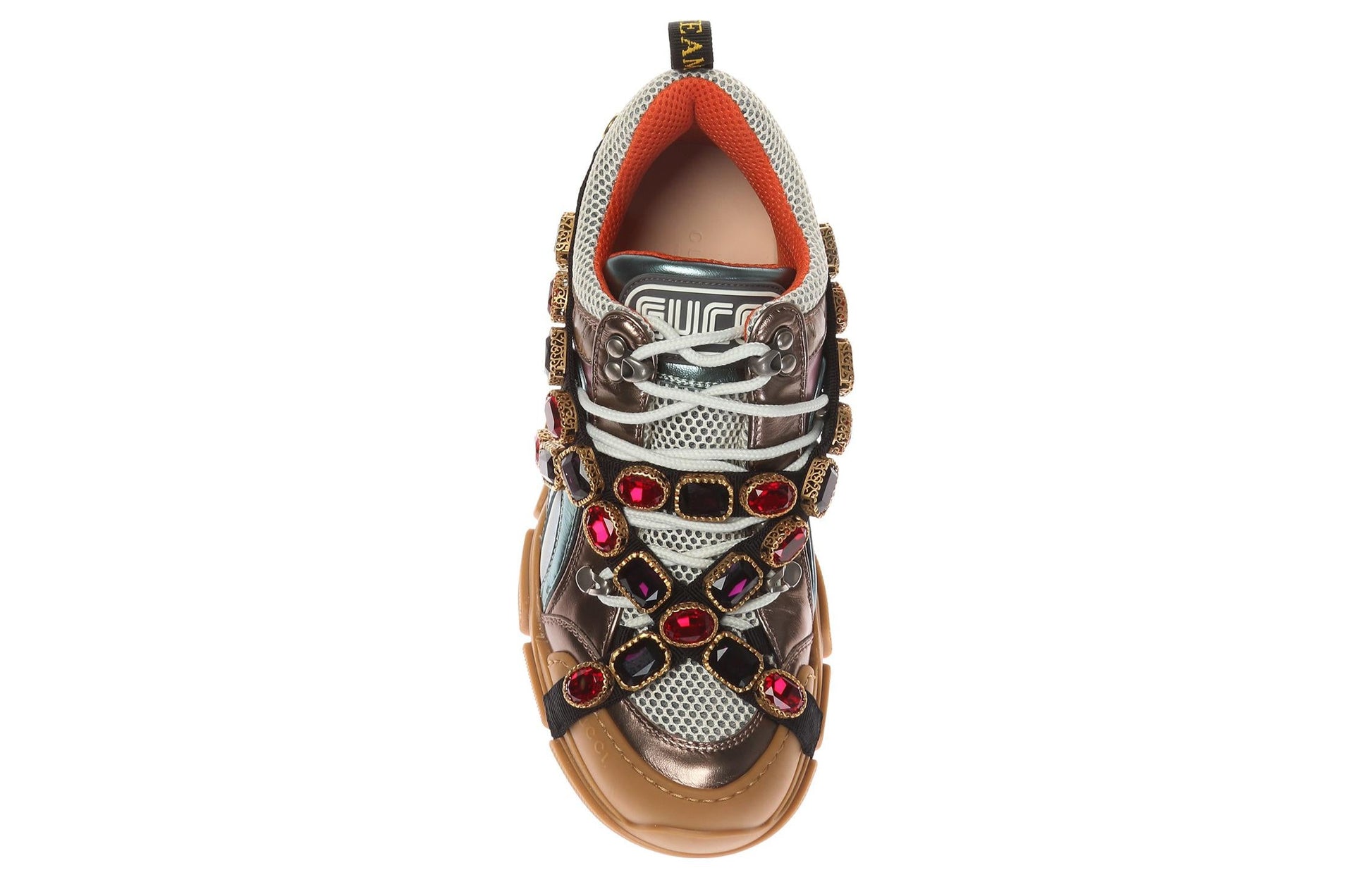 (WMNS) Gucci Flashtrek Crystals 'Multi-Color Metallic' 537133-DOR60-8266