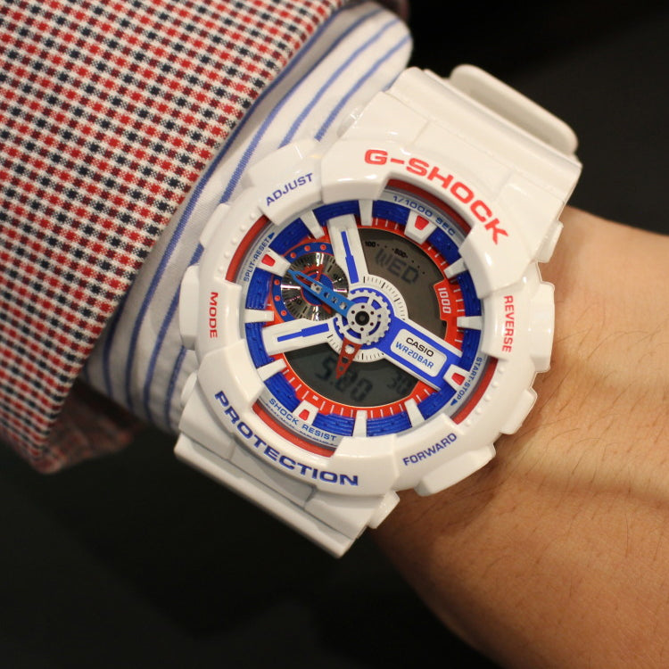 CASIO G-Shock Analog-Digital 'White' GA-110TR-7A