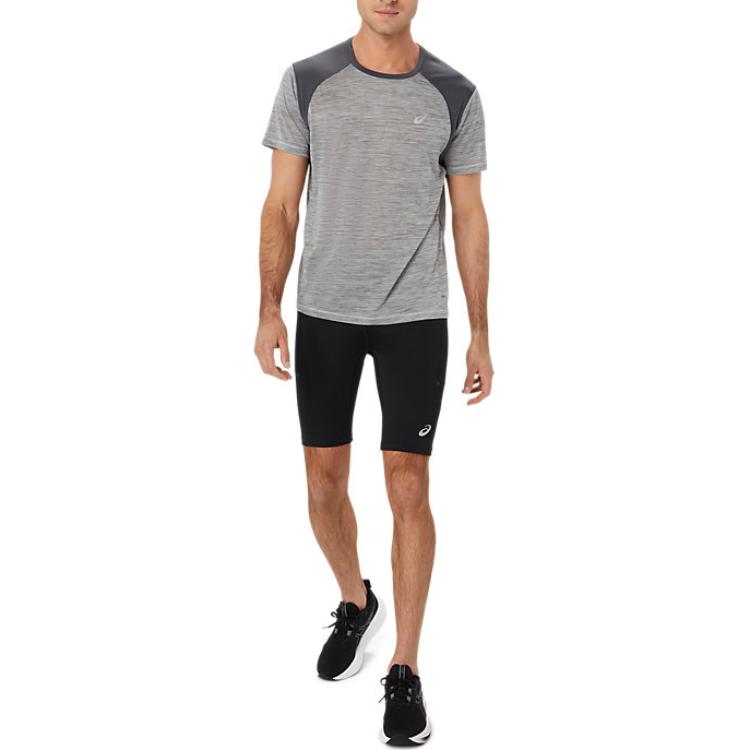 ASICS Road Short Sleeve Top 'Grey' 2011C992-020