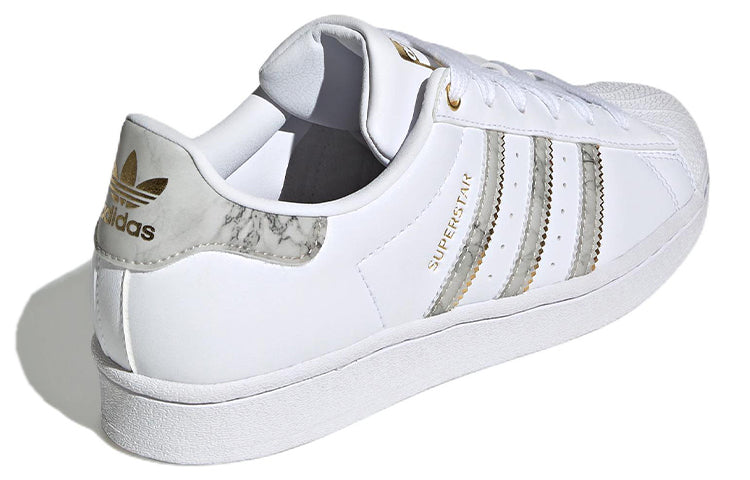 (WMNS) adidas Superstar 'White Gold Metallic' GX1839