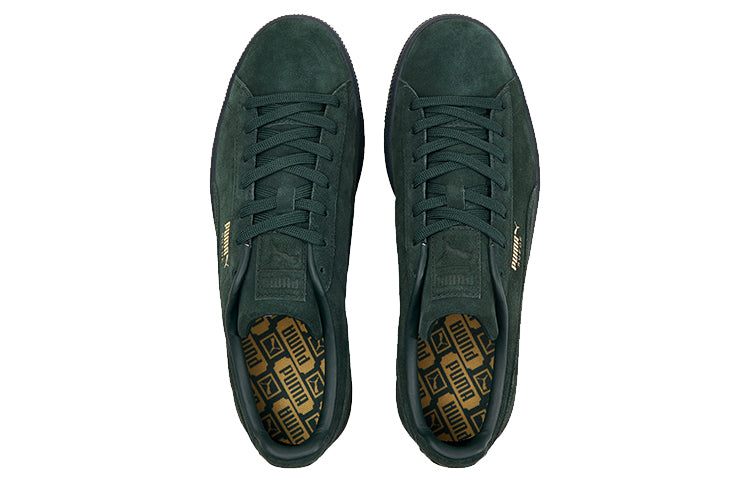 PUMA Suede Mono XXI Minimalistic Cozy Retro Low Tops Casual Skateboarding Shoes Unisex Green 381176-06