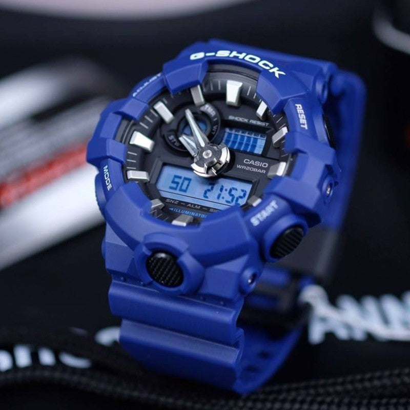 CASIO G-Shock Analog-Digital 'Blue' GA-700-2A
