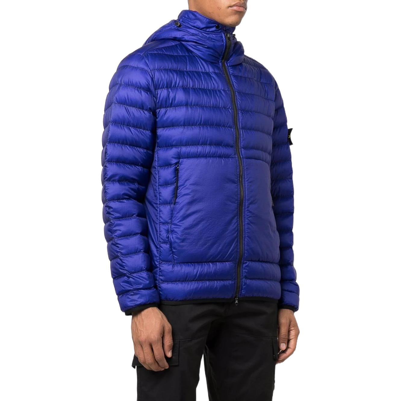 STONE ISLAND Hooded Down Jacket 'Blue' 761540324-V0022