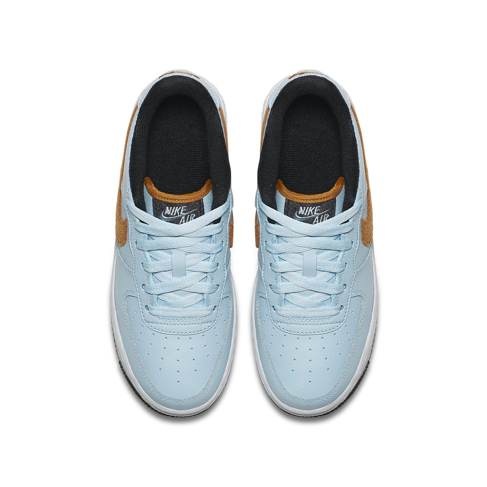 (GS) Nike Air Force 1 Felt 'Celestine Blue Gold' BV6058-400