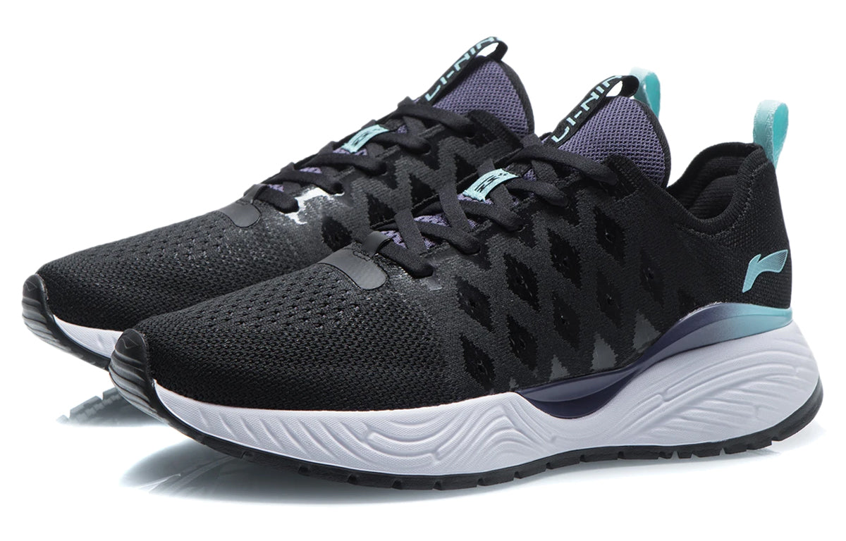 (WMNS) Li-Ning Soft Intermediate 'Black Mint Green' ARSR020-1