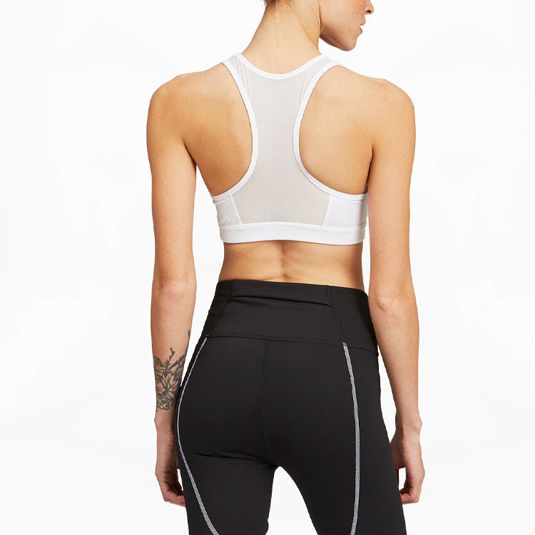 (WMNS) PUMA Mid 4Keeps Graphic Training Bra 'White' 520306-52