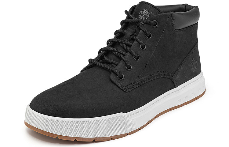 Timberland Maple Grove Wide Fit Leather Chukka Boots 'Black' A5PSGW