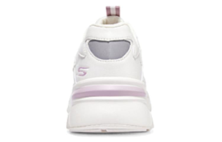 (WMNS) Skechers D'LITES 'White Purple' 117354-WLV