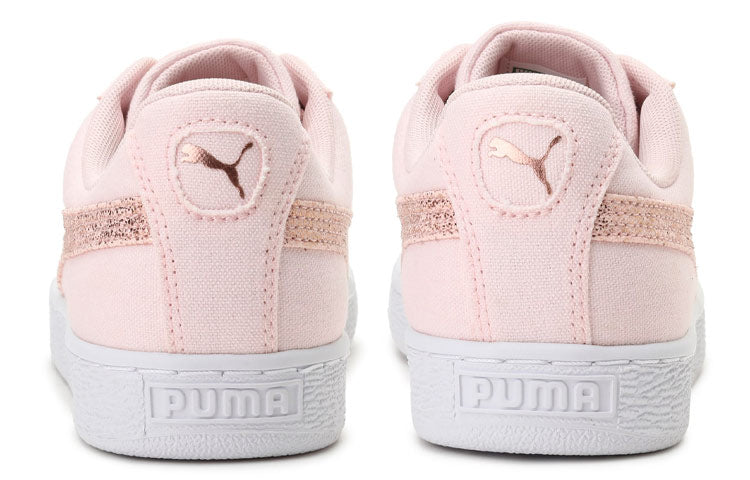 (WMNS) PUMA Basket Heart Canvas 'Pink' 366495-02