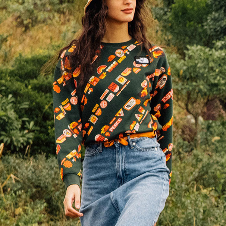 (WMNS) THE NORTH FACE Vanlife Logo Sweater 'Multicolor' NF0A5JW9-VR0