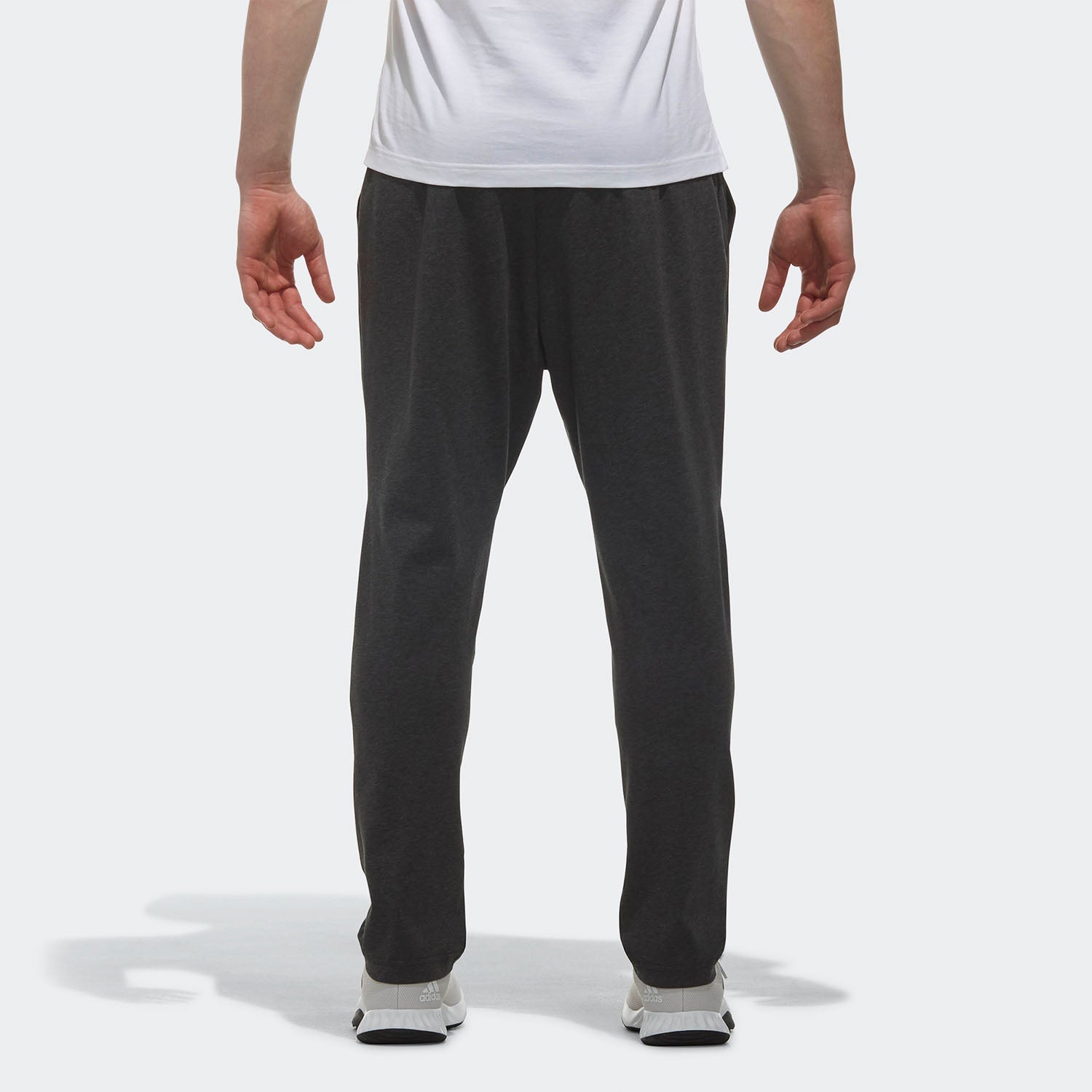 adidas Casual Running Sports Knit Long Pants Gray CV6252