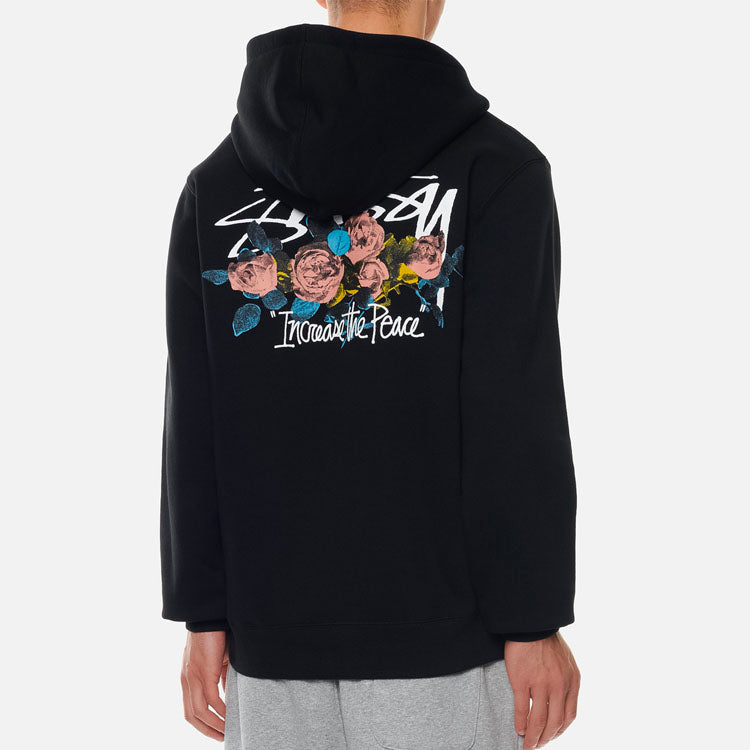 Stussy itp Roses Hood Rose Flowers Unisex Black 1924574