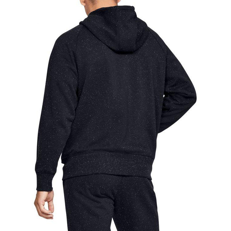 Men's Under Armour UA Fleece Training Sports Jacket Black 1355630-001