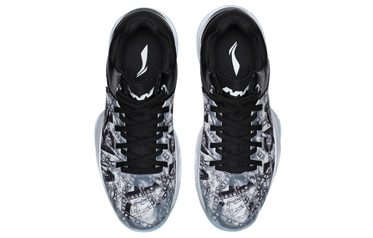 LI-NIng Graffiti Professional Black/White ABAN071-1
