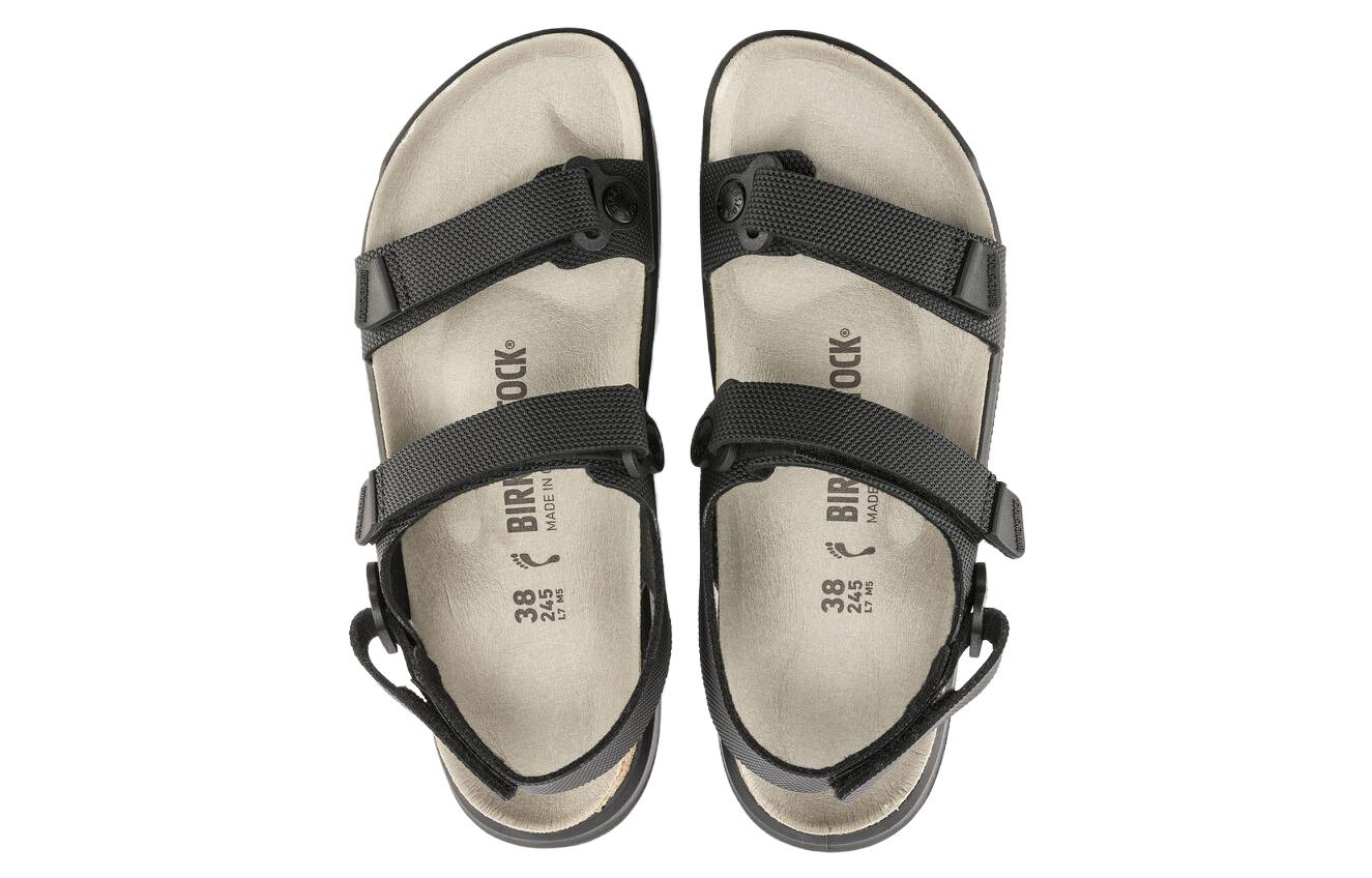 (WMNS) Birkenstock Kalahari Birko-Flor Sandals 'Black' 1013773