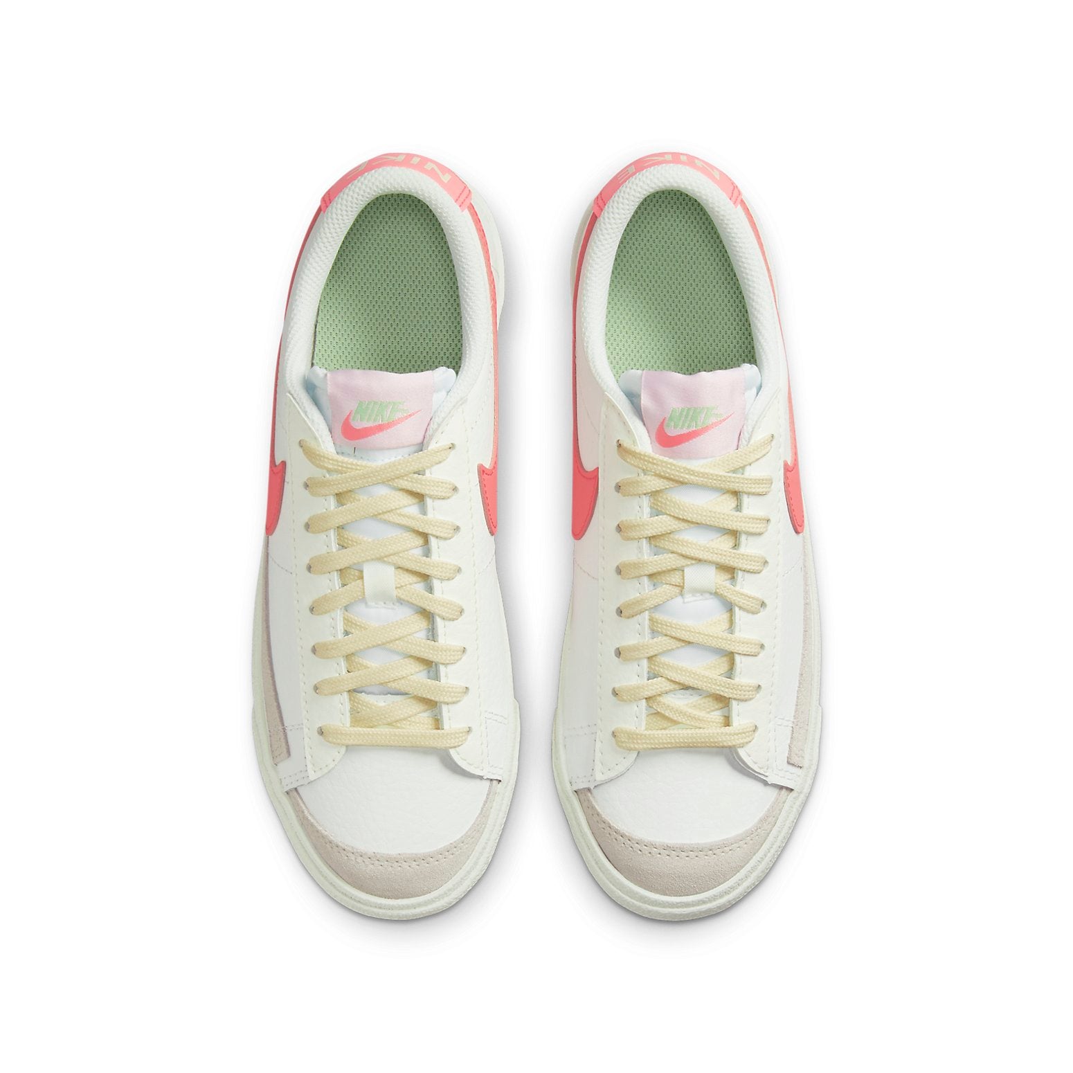 (GS) Nike Blazer Low '77 'White Pink Gaze' DA4074-112