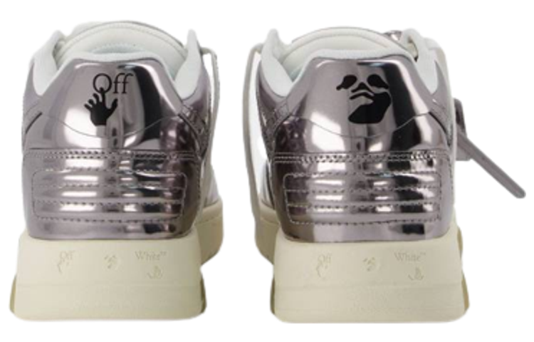 (WMNS) Off-White Out Of Office Mirror Sneaker 'Silver White' OWIA259F22LEA0060172