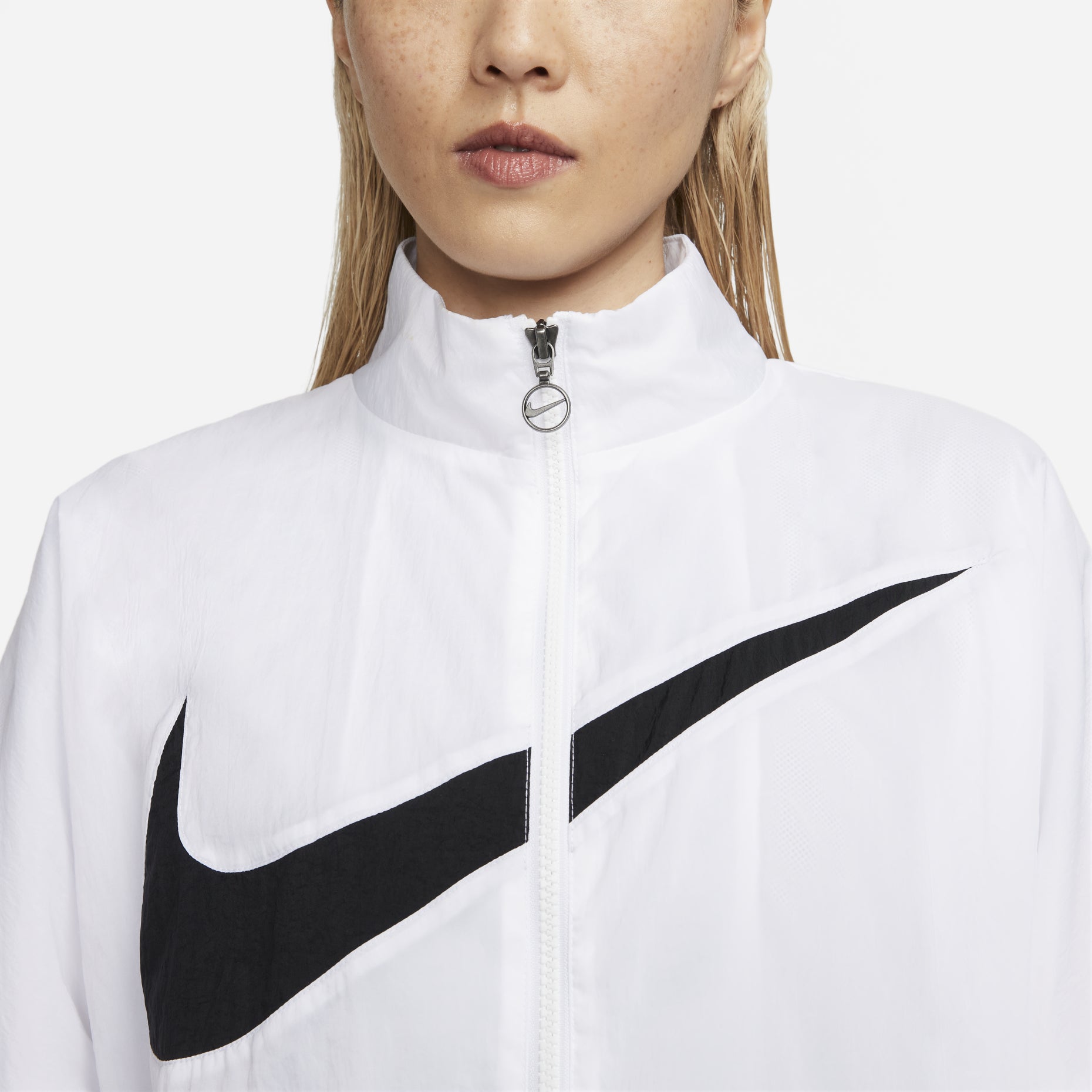 (WMNS) Nike Sportswear Essential Woven Jacket 'White' DX5865-100