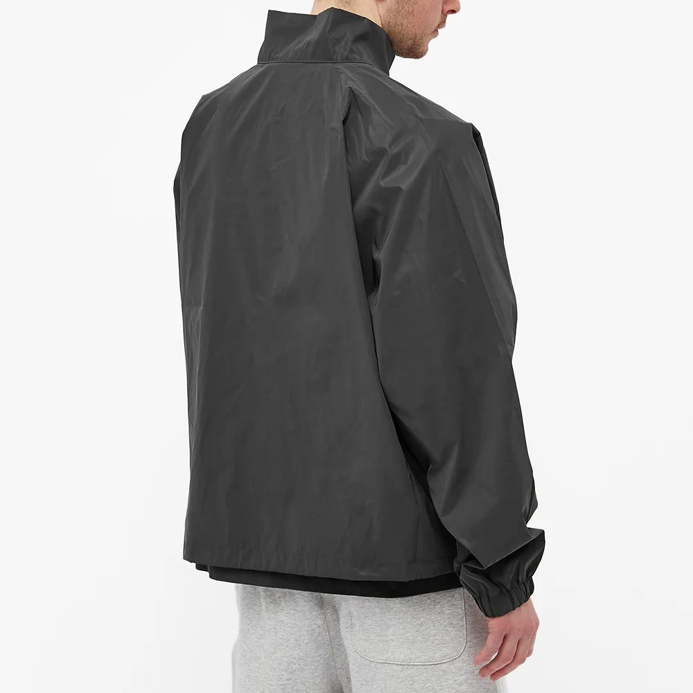 Fear of God Essentials FW21 Track Jacket Black FOG-FW21-085