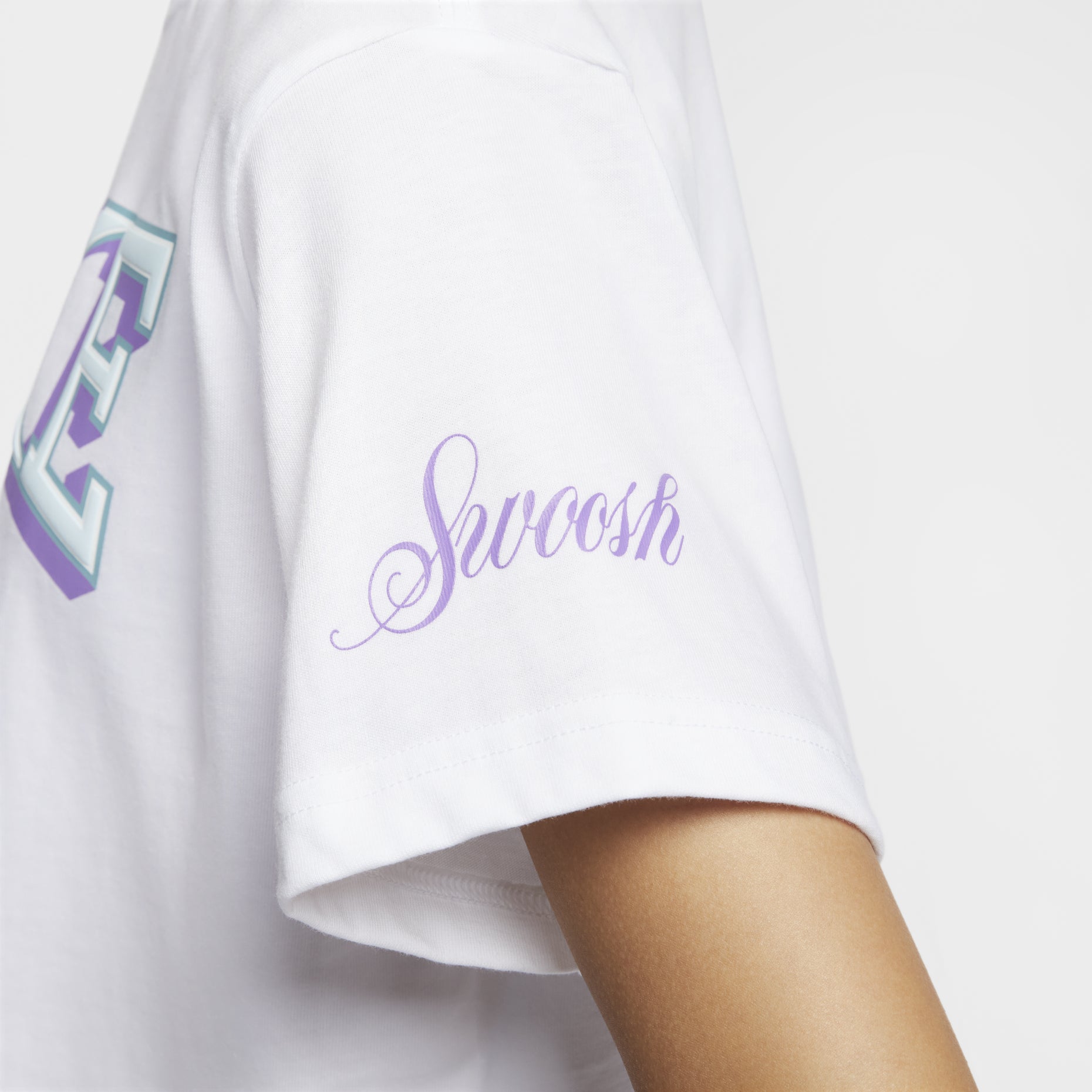 (WMNS) Nike Sportswear Graphic Oversized T-Shirt Asia Sizing 'White' FZ2856-100