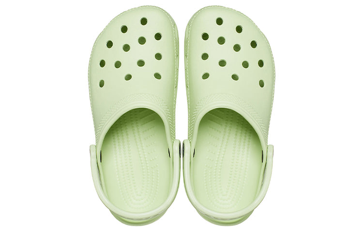 Crocs Classic Crocs Beach Unisex Gray Green Sandals 10001-335
