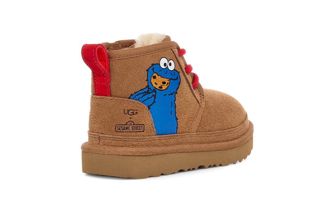 (TD) UGG Neumel II x Sesame Friends 'Chestnut' 1147232T-CHE