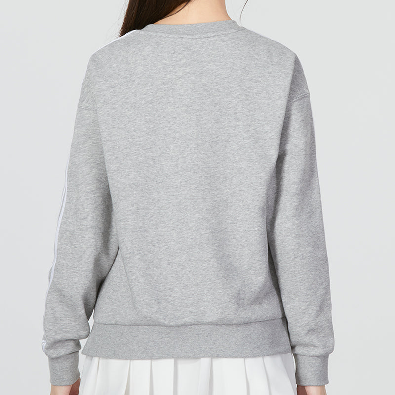 (WMNS) adidas MH 3-Stripes Sweatshirts 'Grey' HM7079