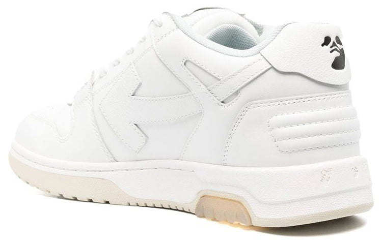 Off-White Out Of Office For Walking Low-Top Sneaker 'White Black' OMIA189C99LEA0050110